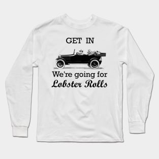 Lispe GET IN Were going for Lobster Rolls Long Sleeve T-Shirt